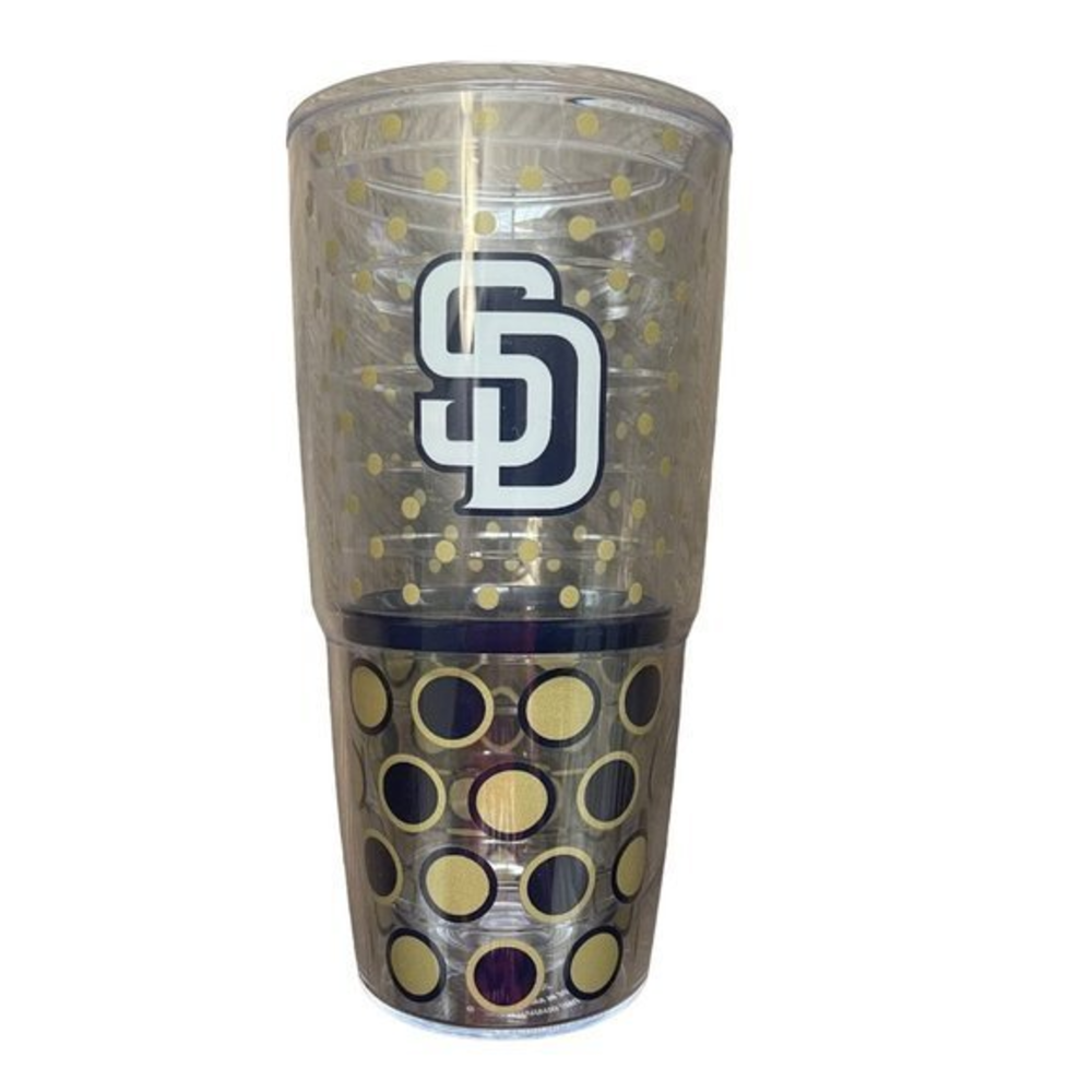 Tervis MLB Official San Diego Padres Baseball 24 oz.‎ Insulated Tumbler USA